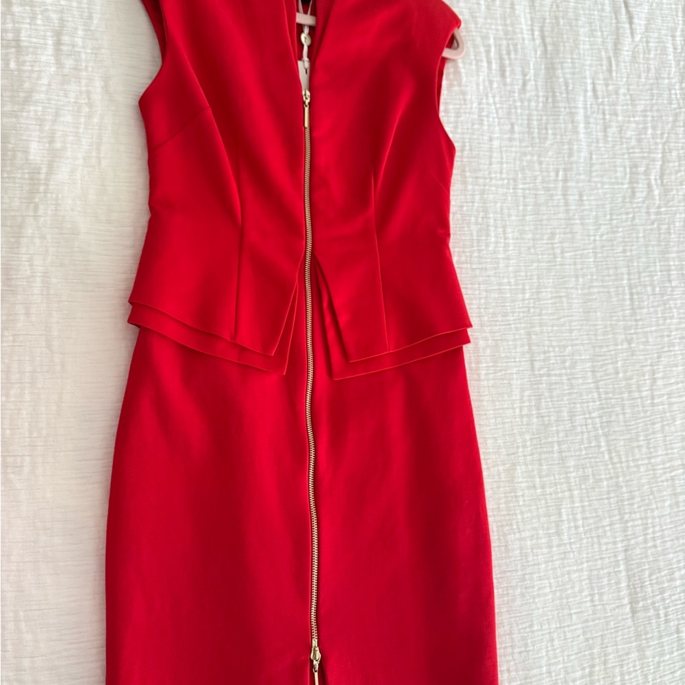 Ted Baker Vibrant Red Midi Dress